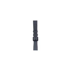 Fro LW38-43 20 mm Hakiki Deri Düz Gri Kordon Siyah Toka