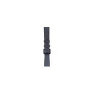 Fro LW38-43 20 mm Hakiki Deri Düz Gri Kordon Siyah Toka