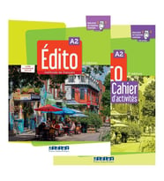 Edito A2 2e édition 2022 Méthode de français Livre de l'élève + Cahier d'exercices + Downloadable Audios