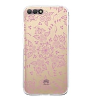 Huawei Y6 2018  Kamera korumalı Kapak Nostalji Desen Tasarımlı  Şeffaf Kılıf