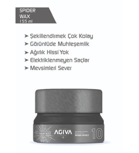 Agiva Wax 155 ml 10 Numara Spıder