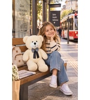 50 cm Ayıcık – Sevgiliye, Çocuğa, Arkadaşa Peluş Oyuncak (Krem)