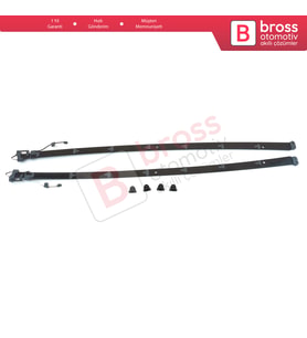 Mercedes C-Class W205 2014-2021 A2057800175 A2057800275 İçin Sunroof Kızak Tamir Seti 57 cm