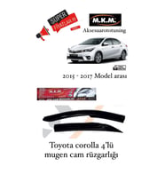 Toyota Corolla 2015 - 2017 Model Arası 4'Lü Mugen Cam Rüzgarlığı