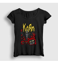Presmono Kadın Siyah Forest Korn T-Shirt 92017tt