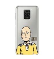 Redmi Note 9 Pro / 9s Uyumlu One Punch Man Tasarımlı Şeffaf Telefon Kılıfı