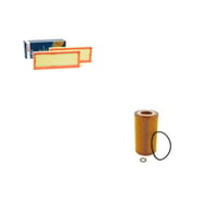 Bosch Filtre Bakım Seti Mercedes C230 W203 204 Beygir 2004-2006 Benzinli Hava + Yağ filtre