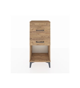 Arges Komodin 2 Çekmeceli 44x30x96 Çam-Çam