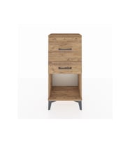 Arges Komodin 2 Çekmeceli 44x30x96 Çam-Çam