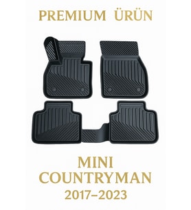 Mini Countryman 2017–2023 Uyumlu 3D Oto Paspas Premium