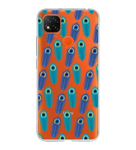 PrintiFy Xiaomi Redmi 9C ile Uyumlu 1mm Slim Fit Nazar Boncuğu 4 Baskılı Şeffaf  Kılıf