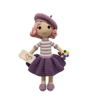 Ressam Beyza Bebek Amigurumi Organik Oyuncak