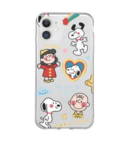Iphone 11 Uyumlu Snoopy Tasarımlı Şeffaf Telefon Kılıfı