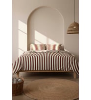 My Sleep Cinnamon Çift Kişilik %100 Pamuklu Nevresim Seti - 4 Parça Çeyiz Seti