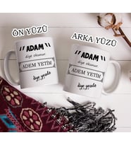 Adam Diye Okunur Kupa Bardak