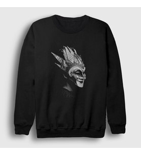 Presmono Unisex Siyah Mask Dj Boris Brejcha Sweatshirt 498427tt