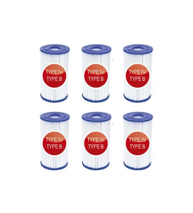 Bestway İntex Havuzlarla Uyumlu 58095 6 lı Filtre Seti BW705