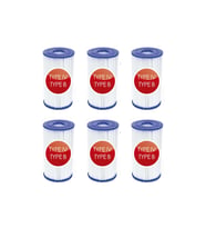 Bestway İntex Havuzlarla Uyumlu 58095 6 lı Filtre Seti BW705