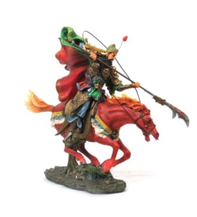 WISE Veronese Serisi-Wise Mitoloji & Tarih-ATLI ÇİNLİ ŞOVALYE-31*33*18 CM.
