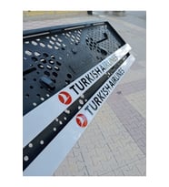 Plakalık Turkısh Aırlınes Takmatik Piyano Black Lazer Kesim Pleksi (2 Adet )