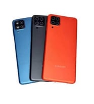 Samsung Galaxy A12  SM-A125F Arka Pil Kapak Batarya Kapağı ORJİNAL (Kırmızı)