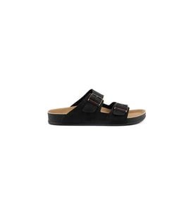 Roy Jones BreezeStep Unisex Siyah Çift Toka Günlük Terlik 6500
