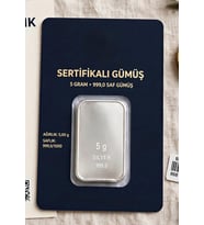 5 Gram Külçe Gümüş