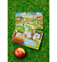 Okul Öncesi Başlangıç Yapboz Çiftliğim Ve Piknik Ahşap Puzzle Set