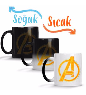 A De Avengers Sihirli Kupa Bardak Porselen