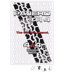 Pajero TR4 The Car The Legend Puzzle 240 Parça Yapboz