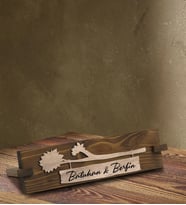 BK Gift Kişiye Özel Ahşap Kabartma Figürlü Masa İsimliği, Yeni İş Hediyesi, Sevgiliye Hediye, Ofis Hediyesi-2