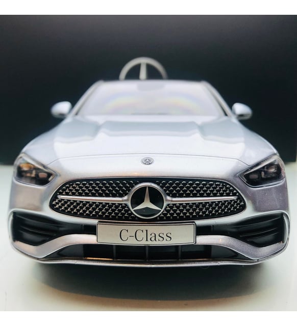 2021 Mercedes Benz C class (W206) Hightech Silver 1:18 Ölçek NZG Marka