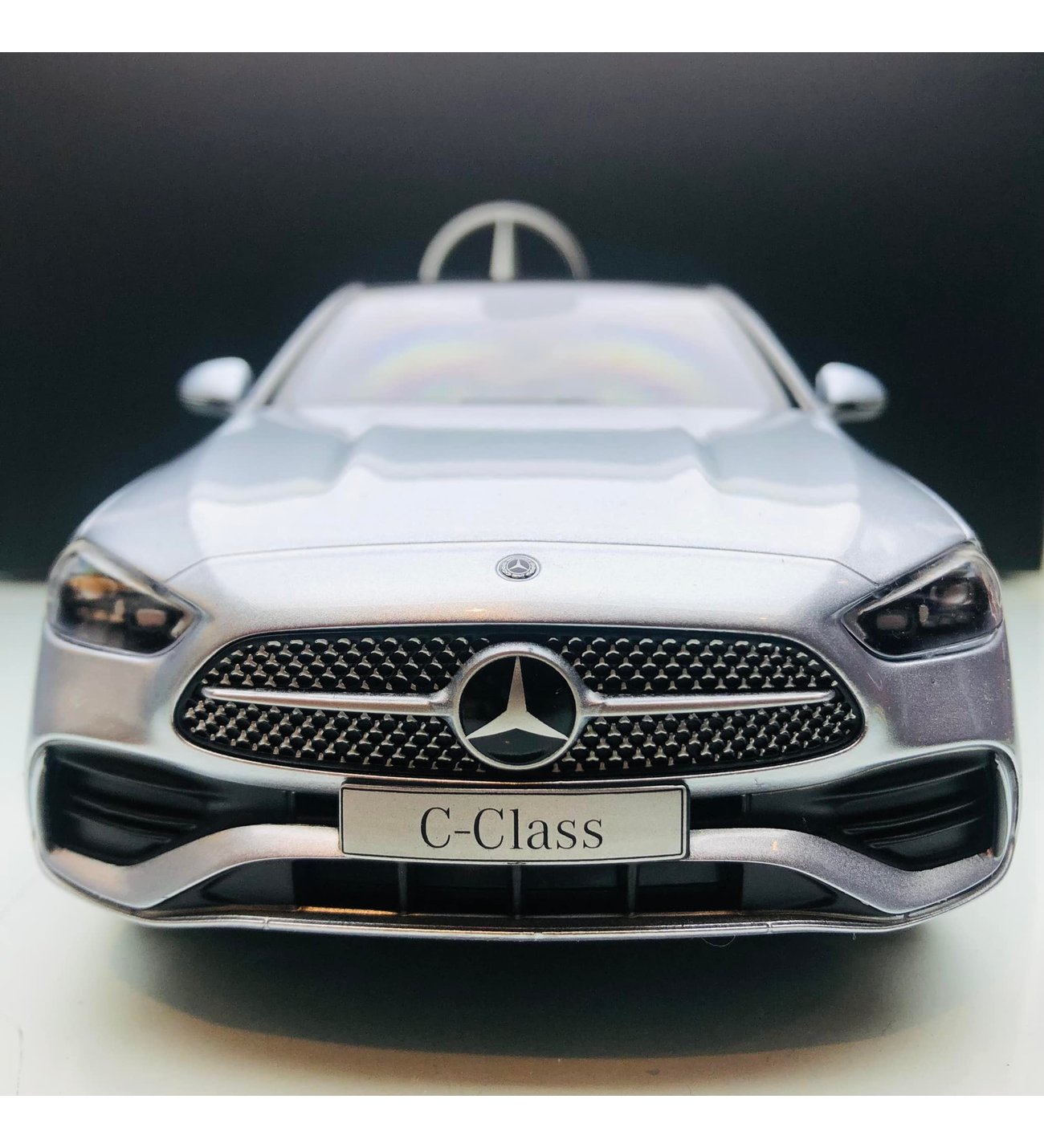 2021 Mercedes Benz C class (W206) Hightech Silver 1:18 Ölçek NZG Marka