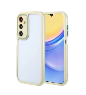 Galaxy A15 Kılıf Kamera Korumalı Renkli Kenar ve Çerçeve Tasarımlı Zore Vitamin Kapak
