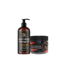 Kadınlar İçin Eelhoe FatBurnerWoman 100 ml + Anti-Cellulite Massage Oil 240 ml Masaj Yağı