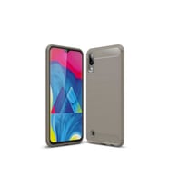 Samsung Galaxy M10 Uyumlu Kılıf Zore Room Silikon Kapak (Gri)