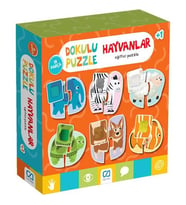 Ca Games Hayvanlar Dokulu Puzzle 18 Parça CA.5126