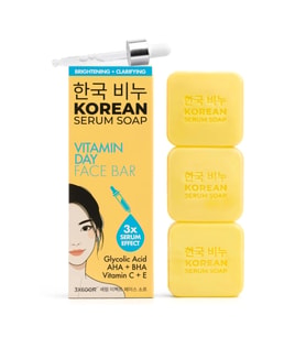 GREEN LABEL KOREAN VITAMIN DAY FACE BAR-VİTAMİN GÜNLÜK AYDINLATICI YÜZ SABUNU 3*60GR