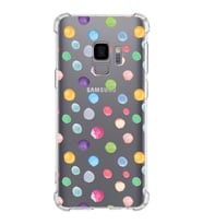 PrintiFy Samsung Galaxy S9 Uyumlu Water Color 6 Baskılı Şeffaf Köşe Korumalı Antişok Kılıf