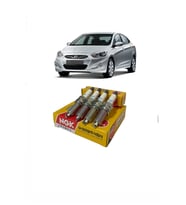 HYUNDAİ ACCENT BLUE 4'LÜ BUJİ SETİ 1.4 BENZİNLİ VE LPG'Lİ MOTORLAR İÇİN NGK MARKA
