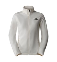 The North Face W 100 GLACIER FZ Kadın Tam Fermuar Polar NF0A855O4HP1 (Beyaz)