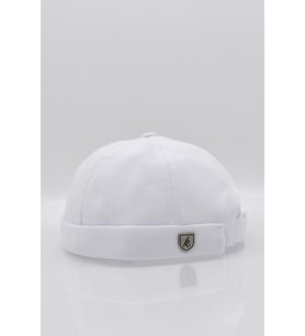 Erkek Hipster Premium Cap Beyaz Docker Şapka