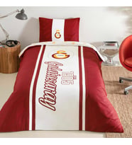 Galatasaray 1905 Glow Standart Pamuk Nevresim Takımı, Kırmızı, Tek Kişilik