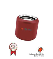 Torima D12 Taşınabilir Kablosuz Bluetooth Hoparlör Kırmızı