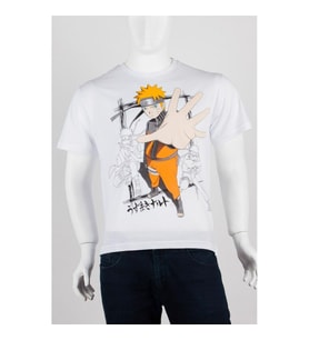 Naruto Uzumaki Unisex Pamuklu Regular Fit Tişört Medium (Karışık)