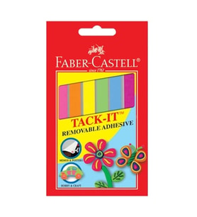 FABER CASTELL RENKLİ TACK-IT HAMUR YAPIŞTIRICI 50gr
