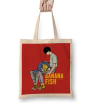 Banana Fish Retro Bez Çanta Uzun Saplı