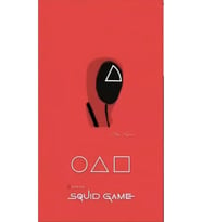 squid game Defter 1 Adet Özel Tasarım A5 Boyutu 15*21 Cm Telli çizgisiz orta Boy defter