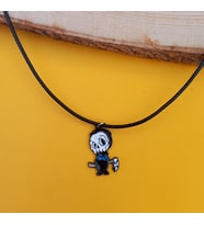 Kurukafa Azrail Kolye Unisex Suni Deri İpli Kolye PYTKKOLYE142