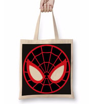 Spider Man Spider Face Bez Çanta Uzun Saplı